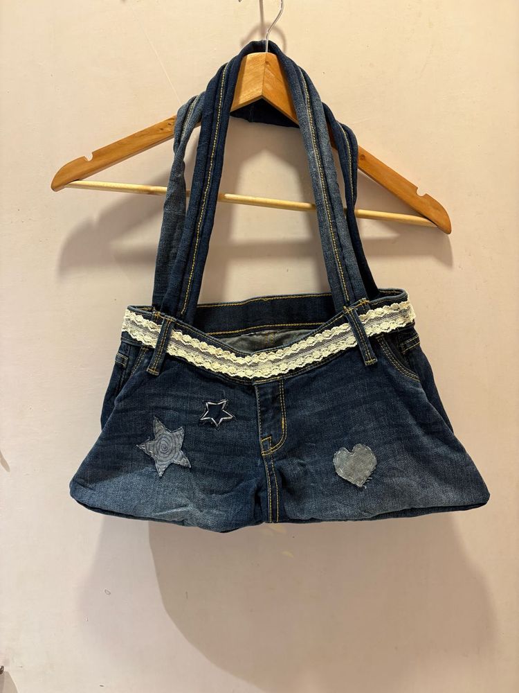 Unique Pintresty Denim Tote Bag