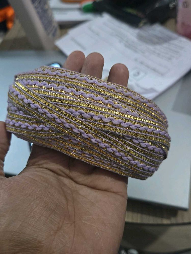 Beautiful Lavender &amp; Gold Trim