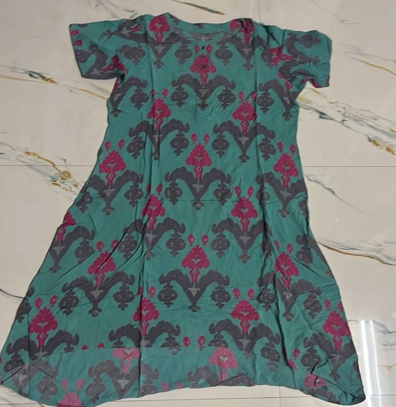 Patterned Casual Dress