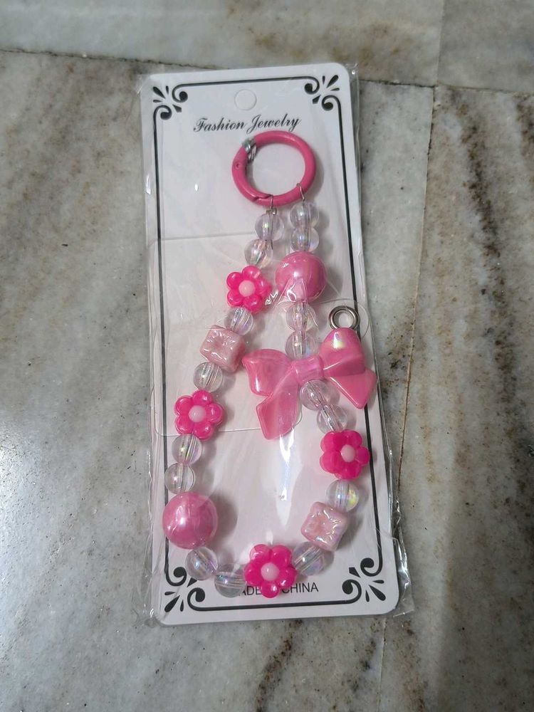 🆕Cute Pink mobile /bag charms