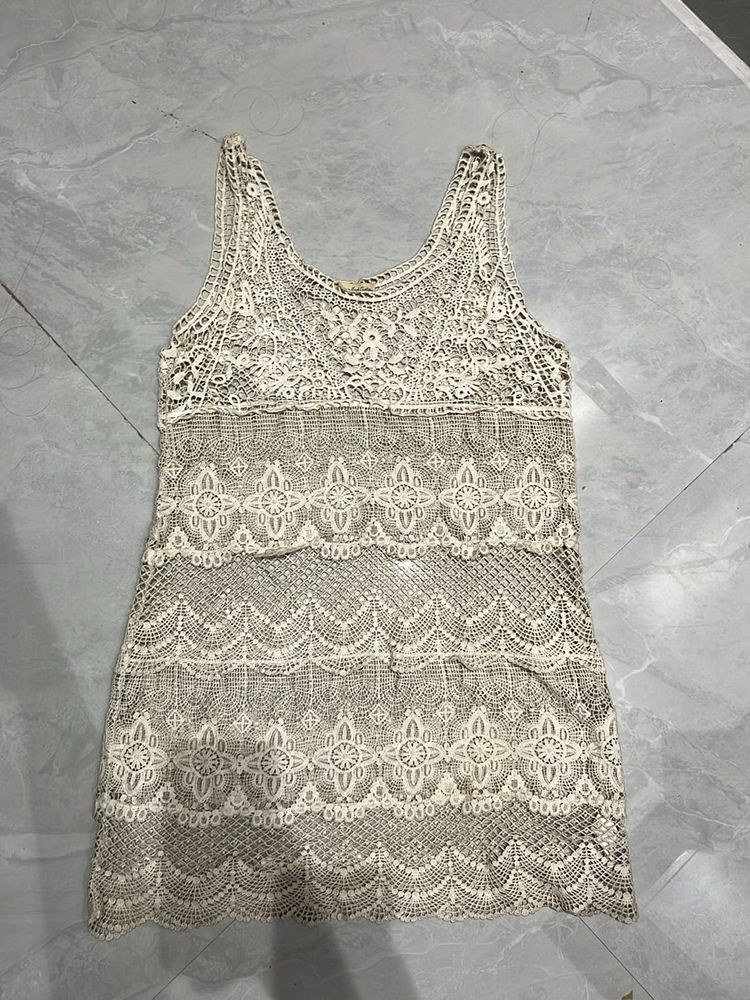 Boho Crochet Lace Tank Top
