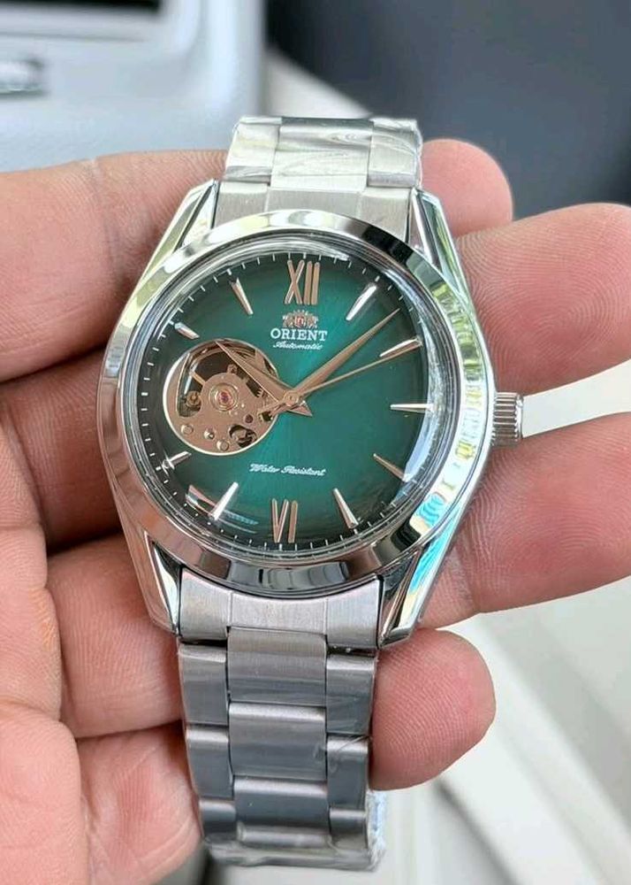 Orient Automatic Watch - Green Dial PREMIUM QUALIT