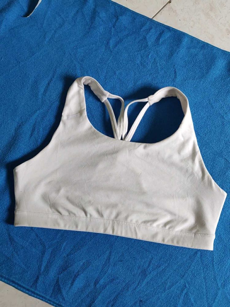Old navy Comfortable White Sports Bra