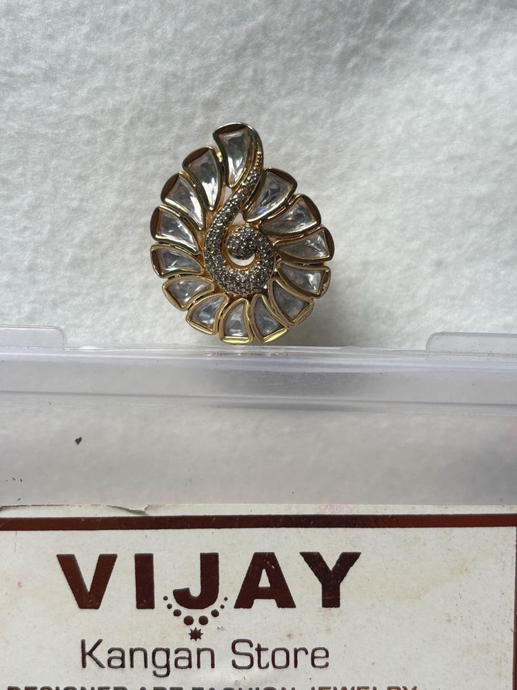 Stunning Designer Kundan Ring