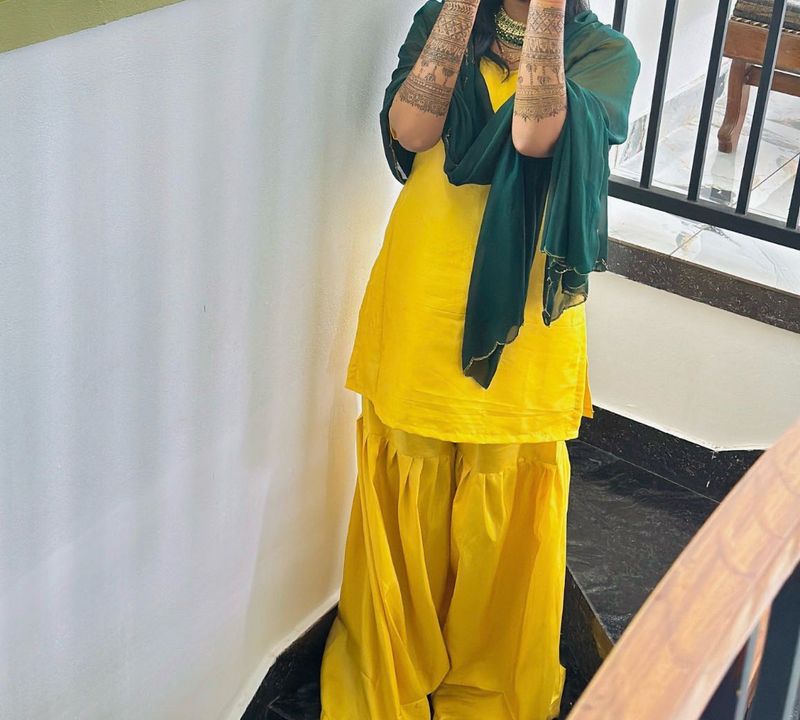 Vibrant Yellow Kurta Set
