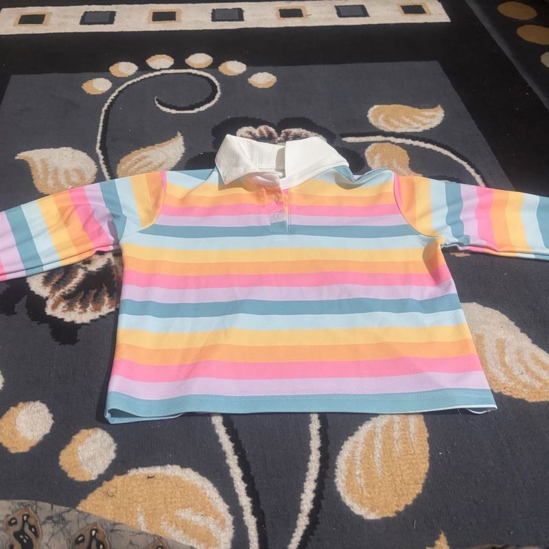 Striped Long Sleeve Top