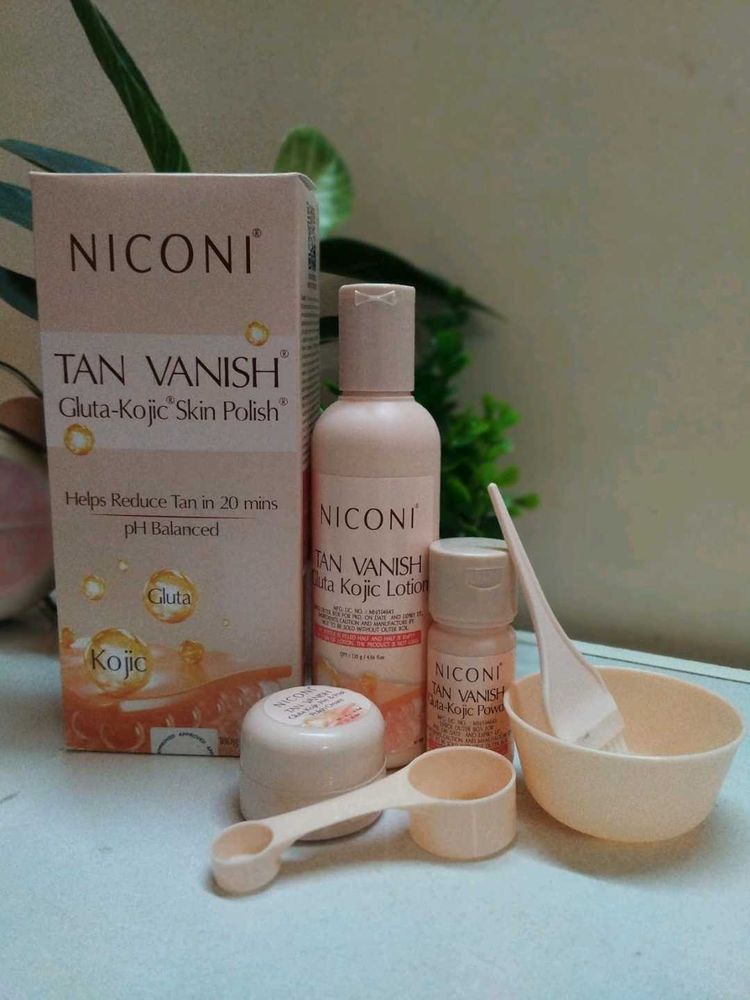 Niconi Tan Vanish Gluta-Kojic Skin Polish Set