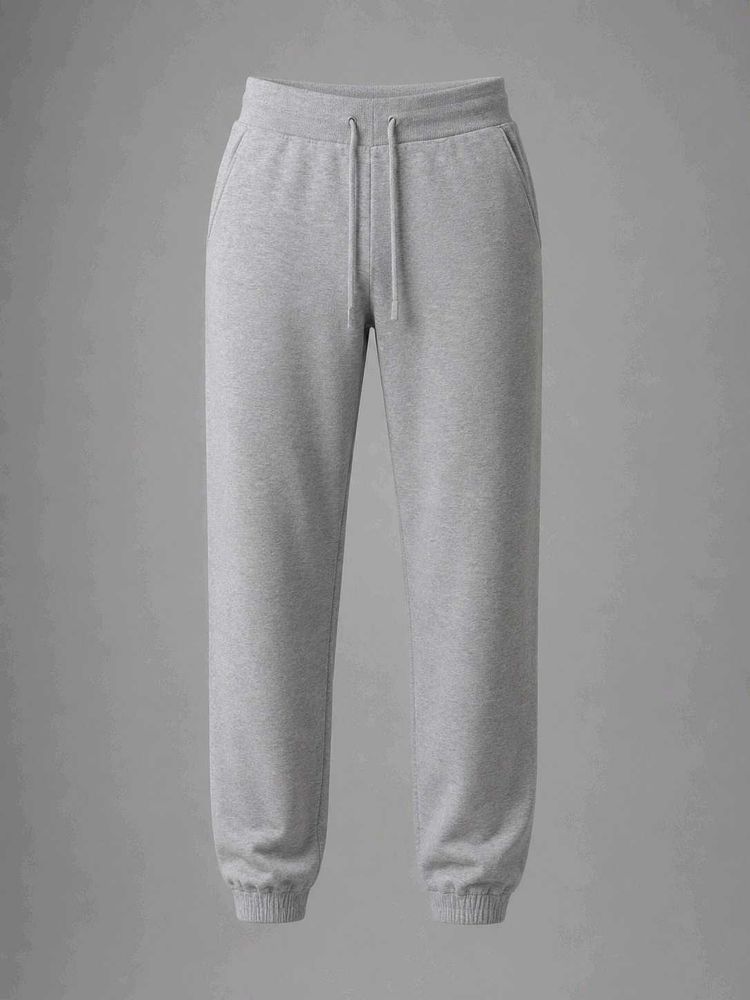 Grey Full Length Sweatpants