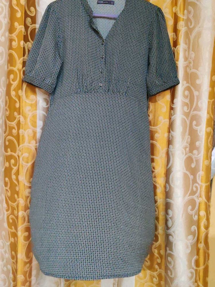 Chic Printed Midi Dress