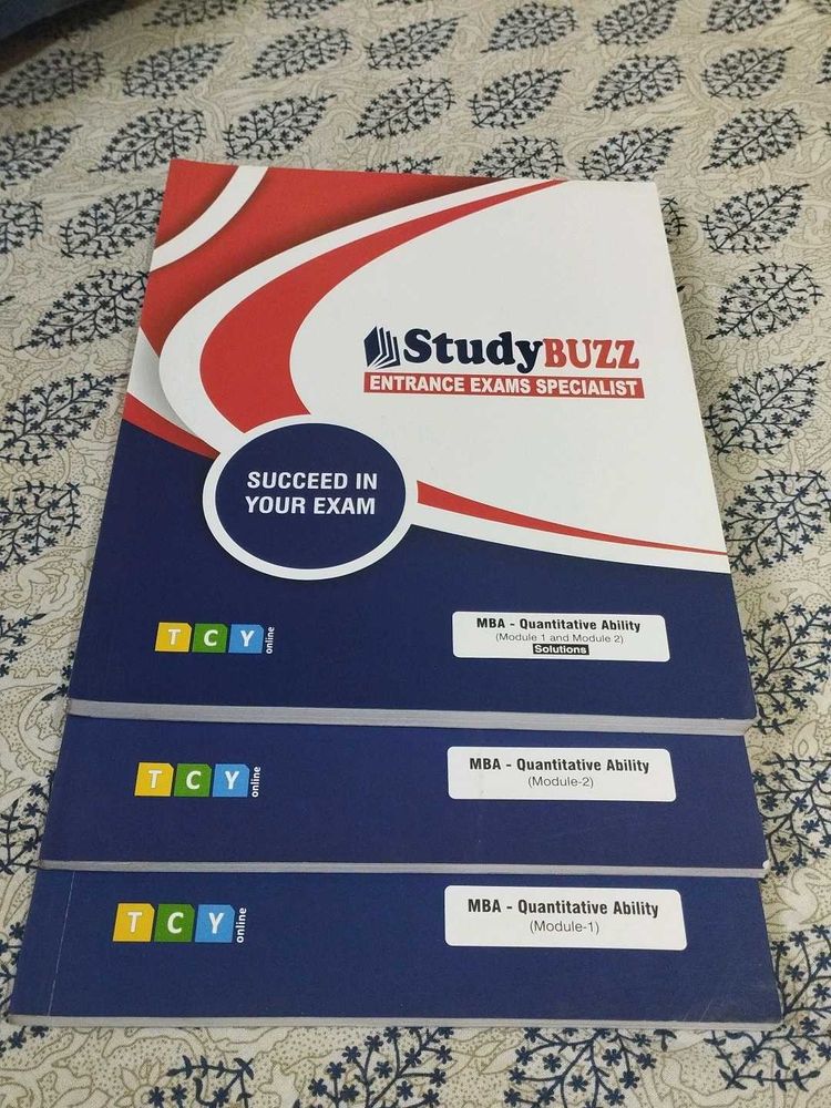 StudyBuzz QA Book Bundle for MBA