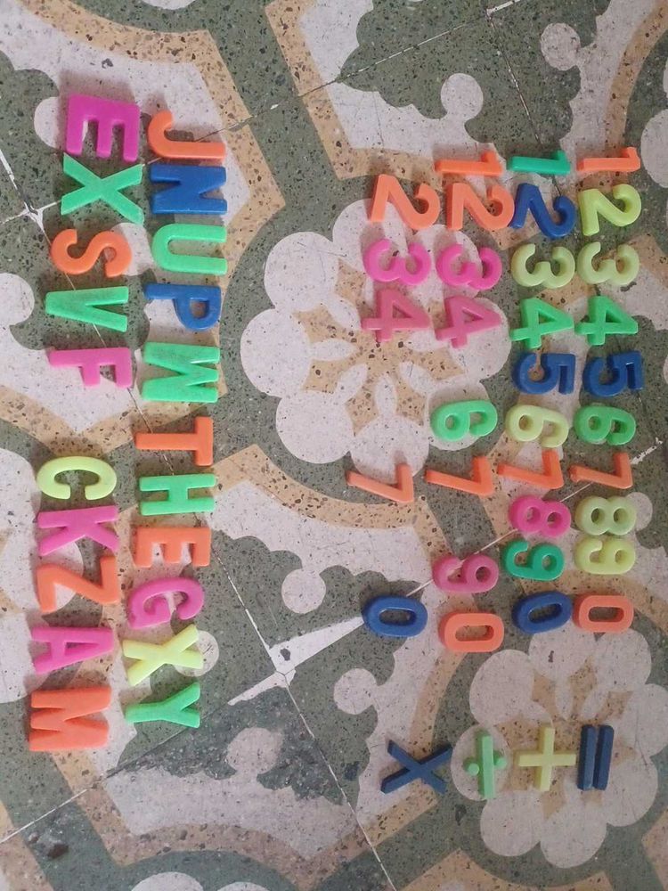 Letters and Numbers toy Set