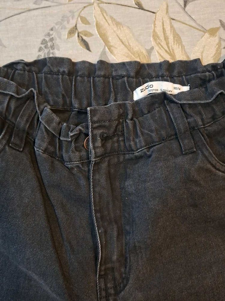 Zudio Black Wash Jeans