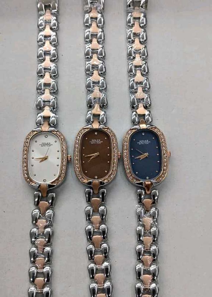 Elegant Ladies Watch - Silver &amp; Rose Gold