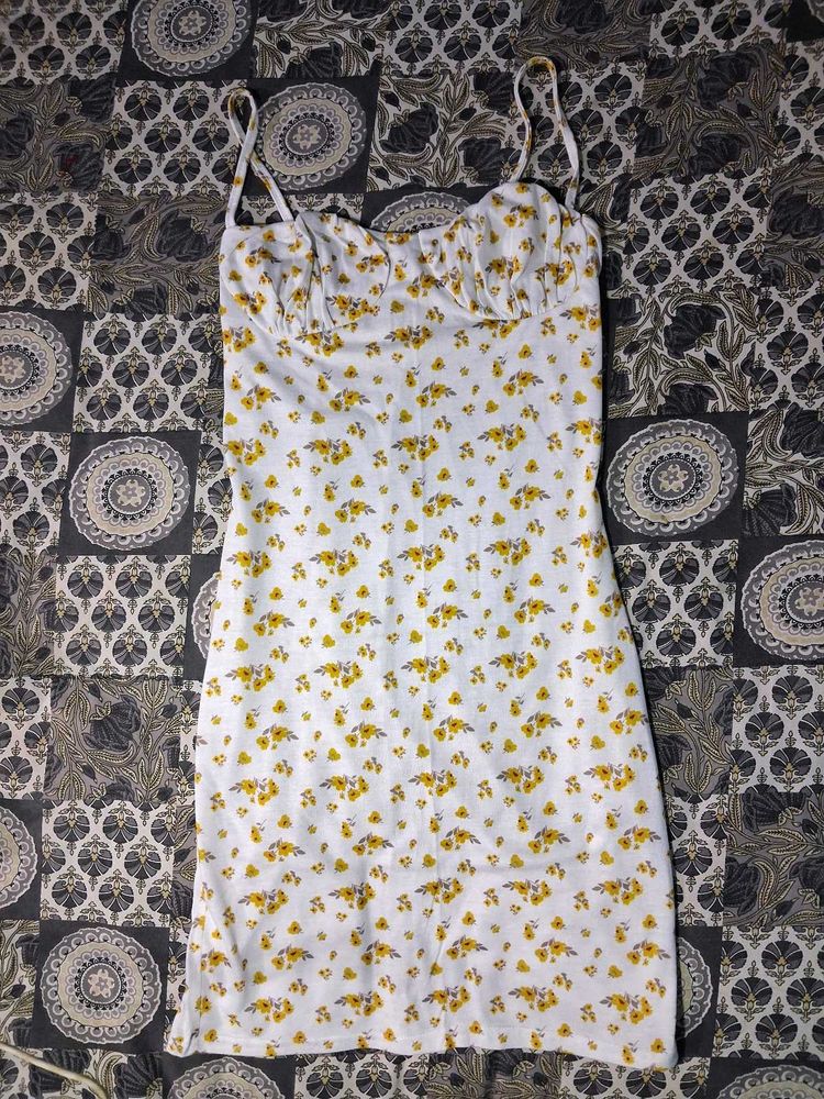 Cute Floral Mini Dress