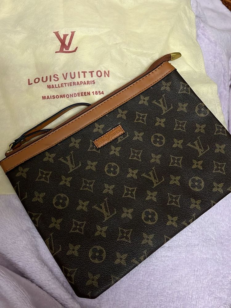 Louis Vuitton inspired Monogram Clutch