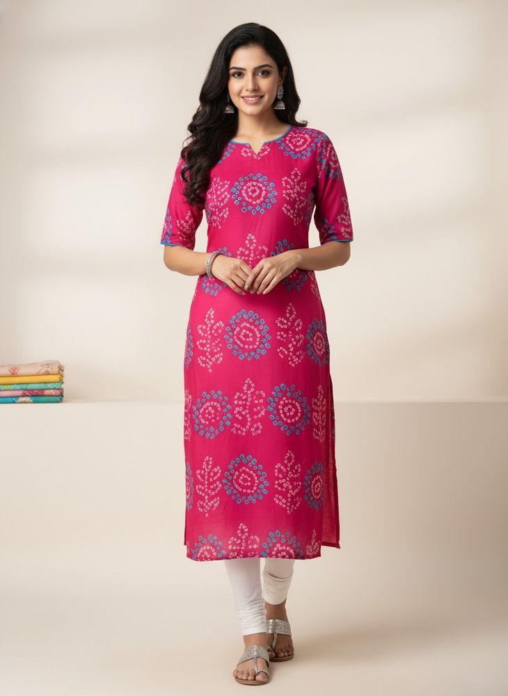 Price Dropped 🏃Bandhej Kurta