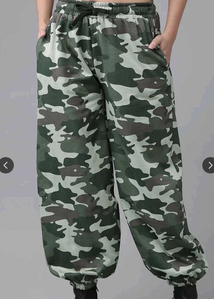 Camo Print Joggers