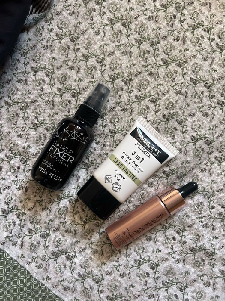 Makeup Fixing Spray, Primer &amp; Highlighter