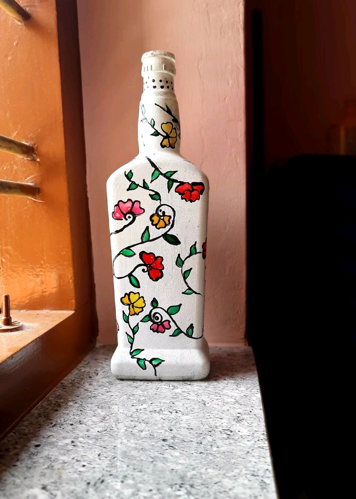 Meenakari Bottle Art