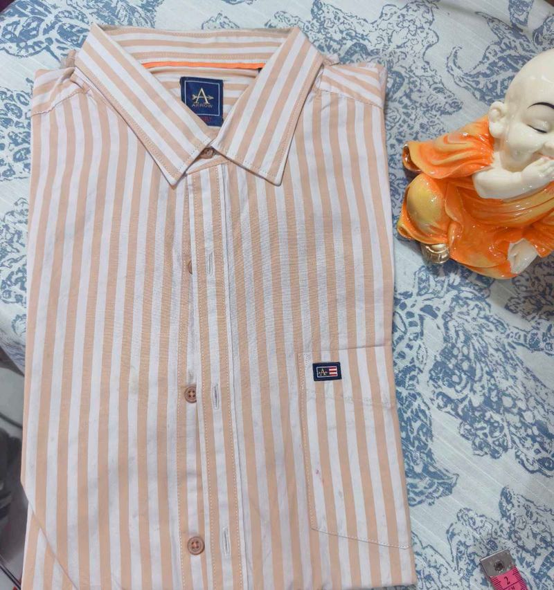 Men's Striped Casual Shirt XL but slim fit