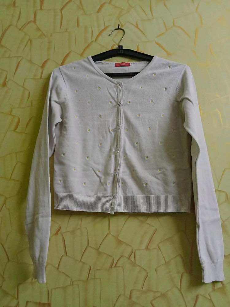 White Woolen Sweater