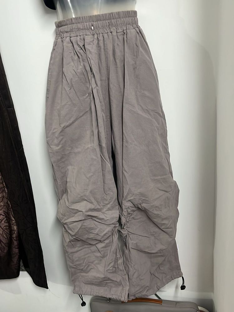 Drawstring Ankle Cargo Pants