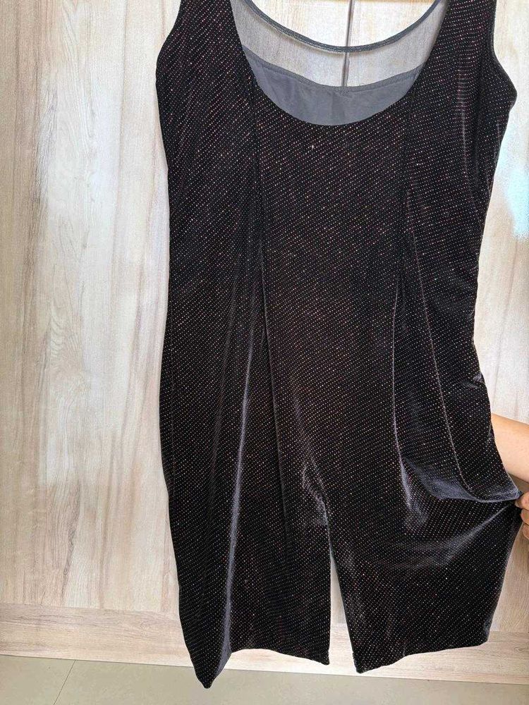 Sparkling Velvet Maxi Dress