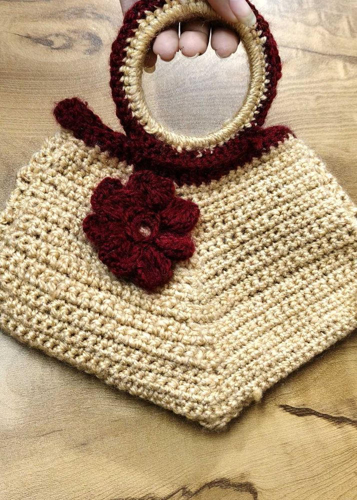 Crochet Flower Bag