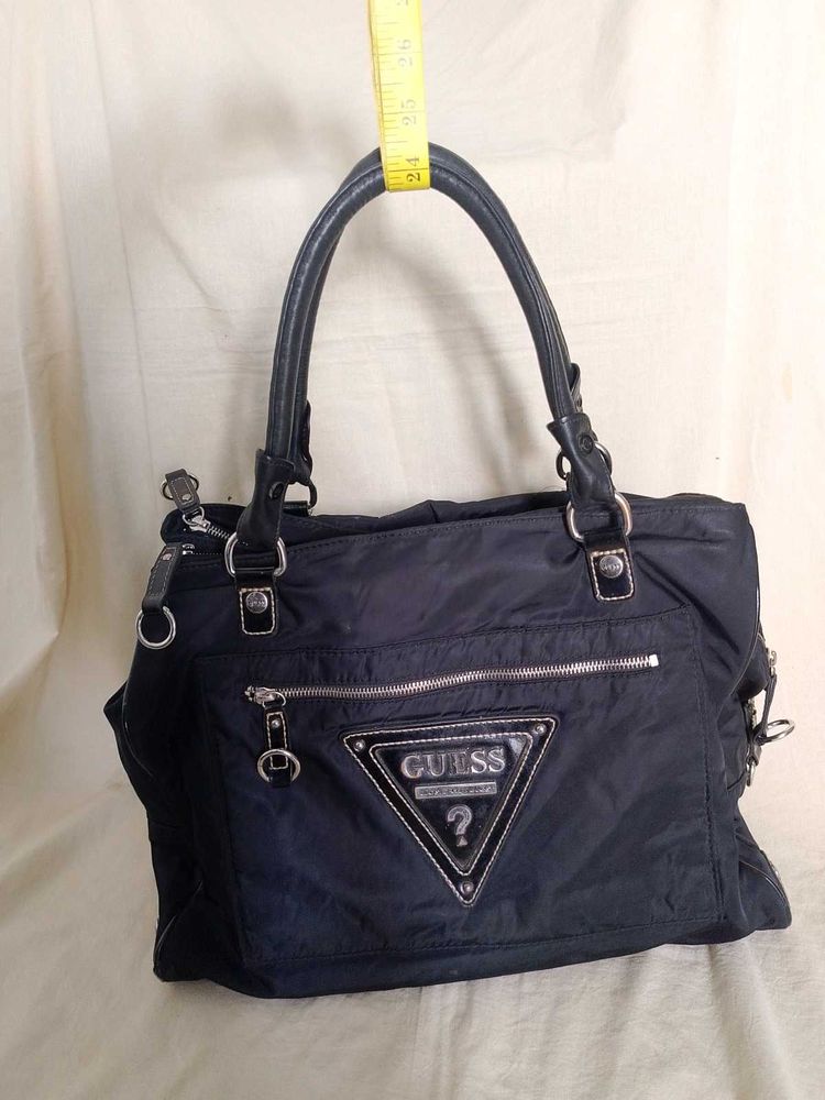 Guess Black Nylon Tote Bag