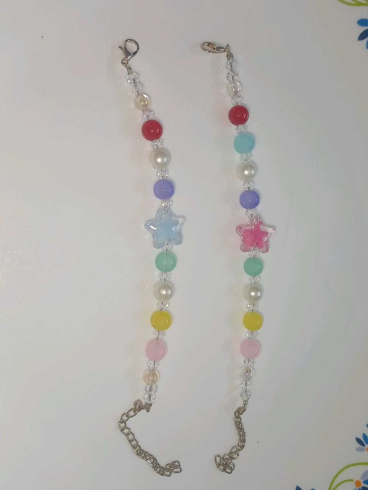Kawaii Star Beaded Charms
