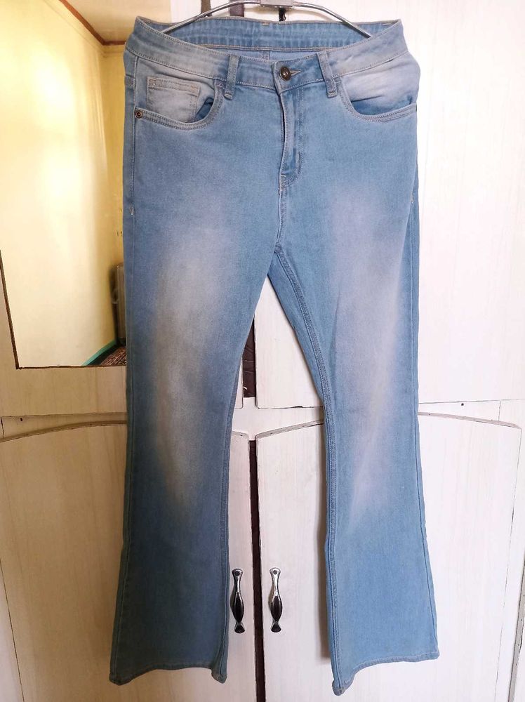 Light Wash Flare Jeans