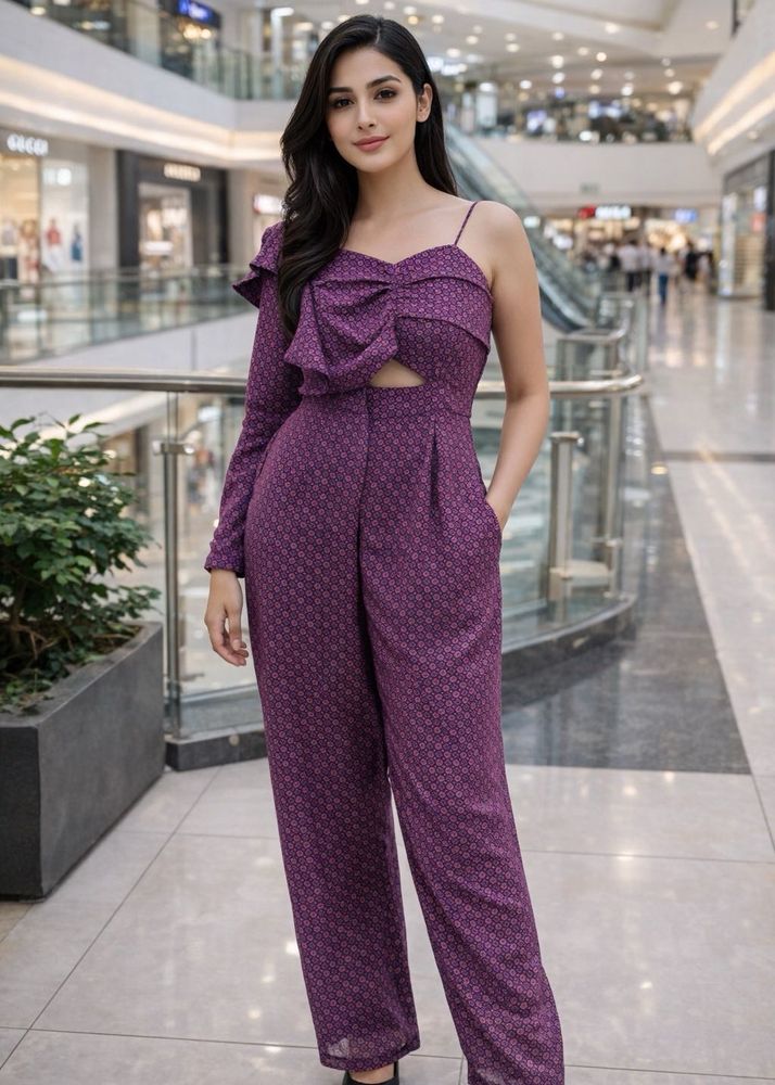 Stylish Purple Jumpsuit