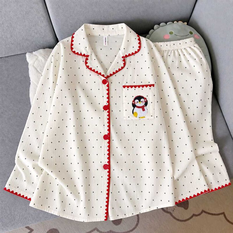 Cute Penguin Pajama Set