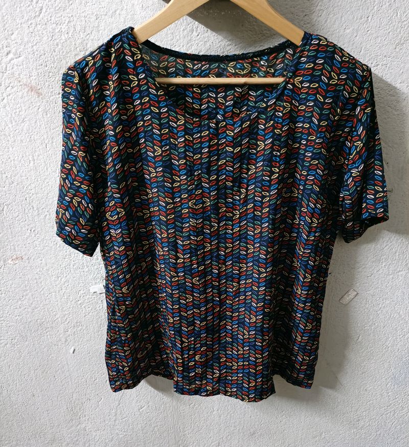 Women's Multicolour Fashionable Top