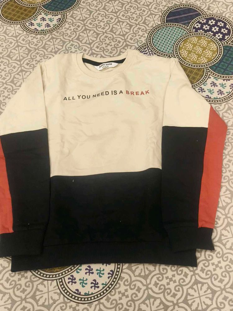 Stylish Color Block Sweatshirt