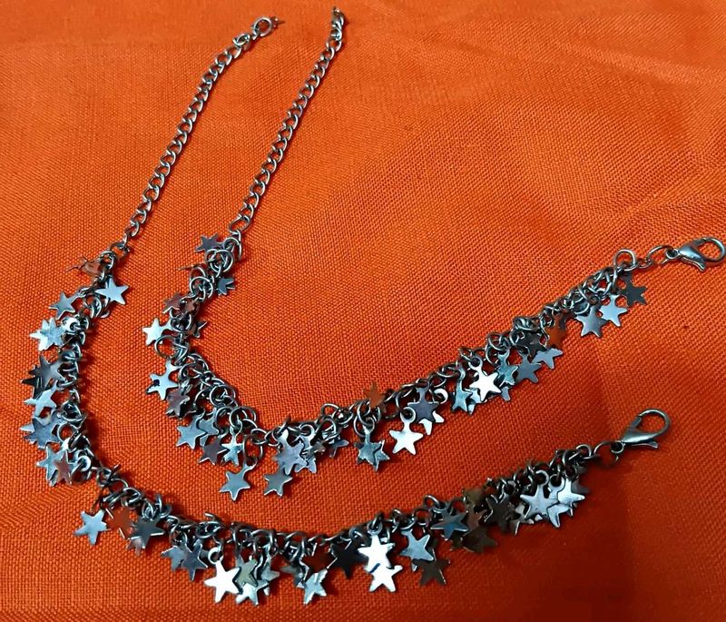 Star Charm Anklets