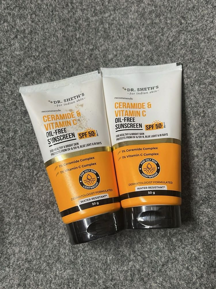 Dr. Sheth's Sunscreen pack 2