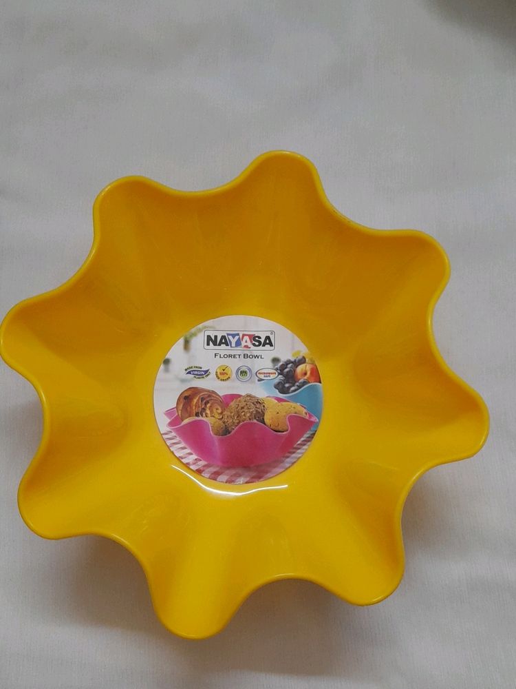 Nayasa Floret Yellow Colour Bowl
