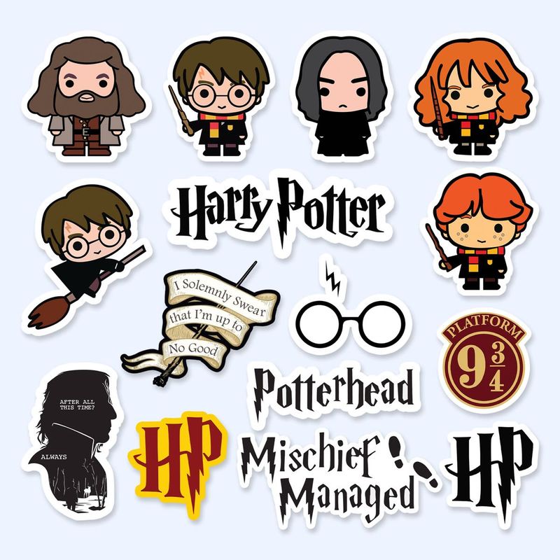 NEW Harry Potter Vinyl Waterproof Stickers Pack