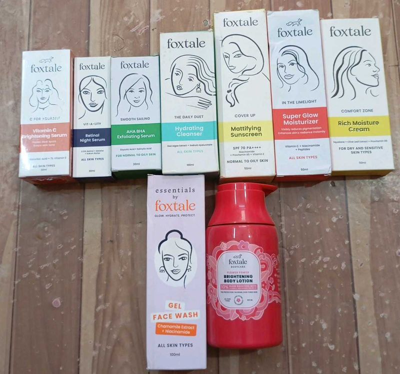 Foxtale skincare combo *9