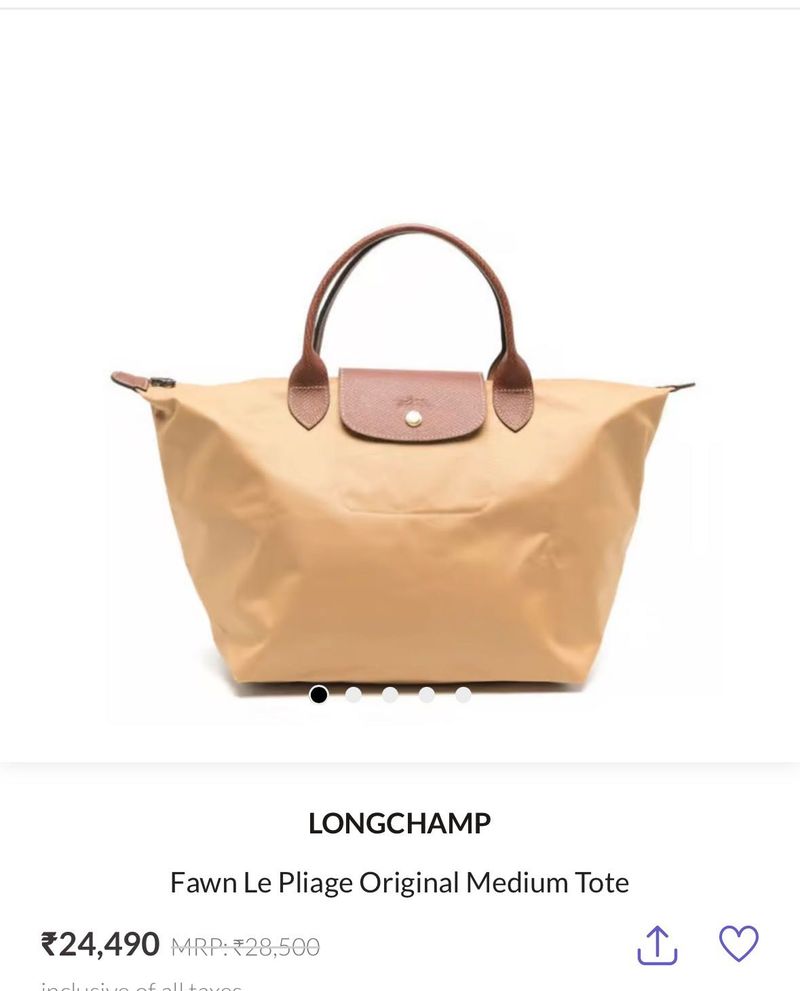 The Longchamp tote beg
