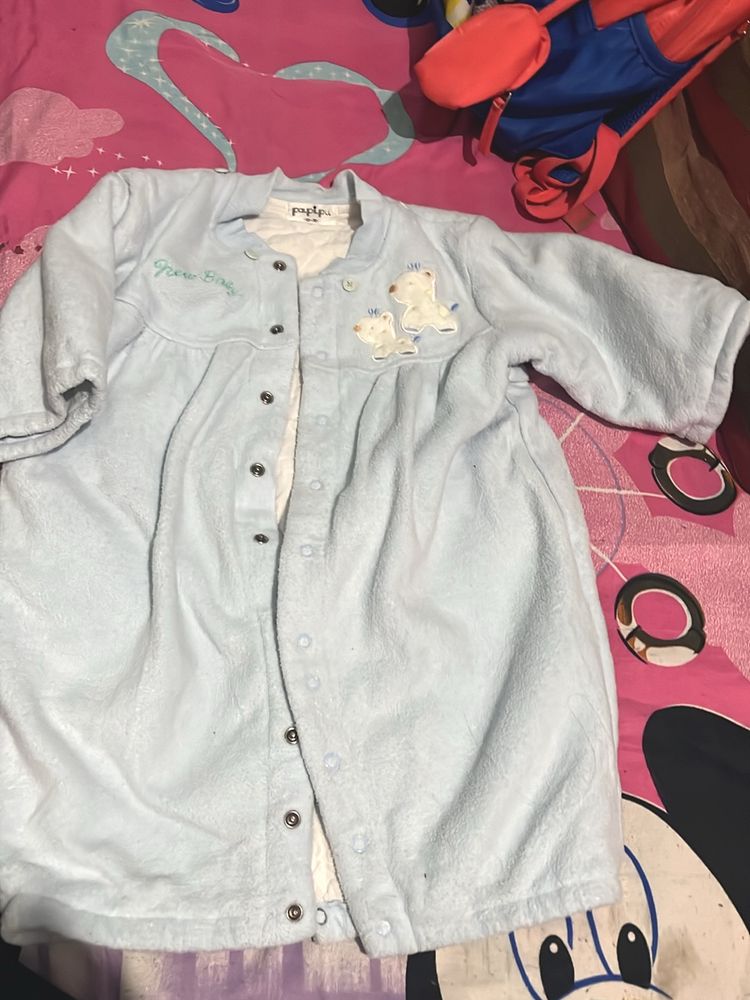 Kids Unisex Short Romper - Woollen Onesize