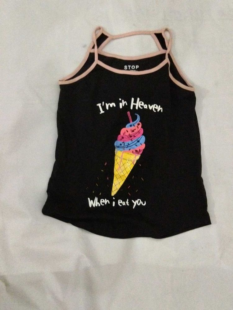 Cute Ice Cream Graphic Tank Top