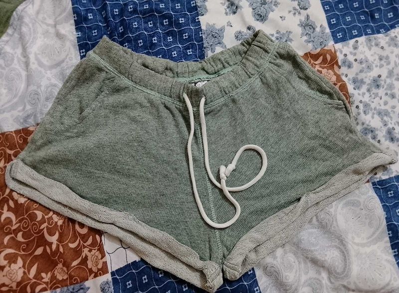 Cozy Grey Sweat Shorts