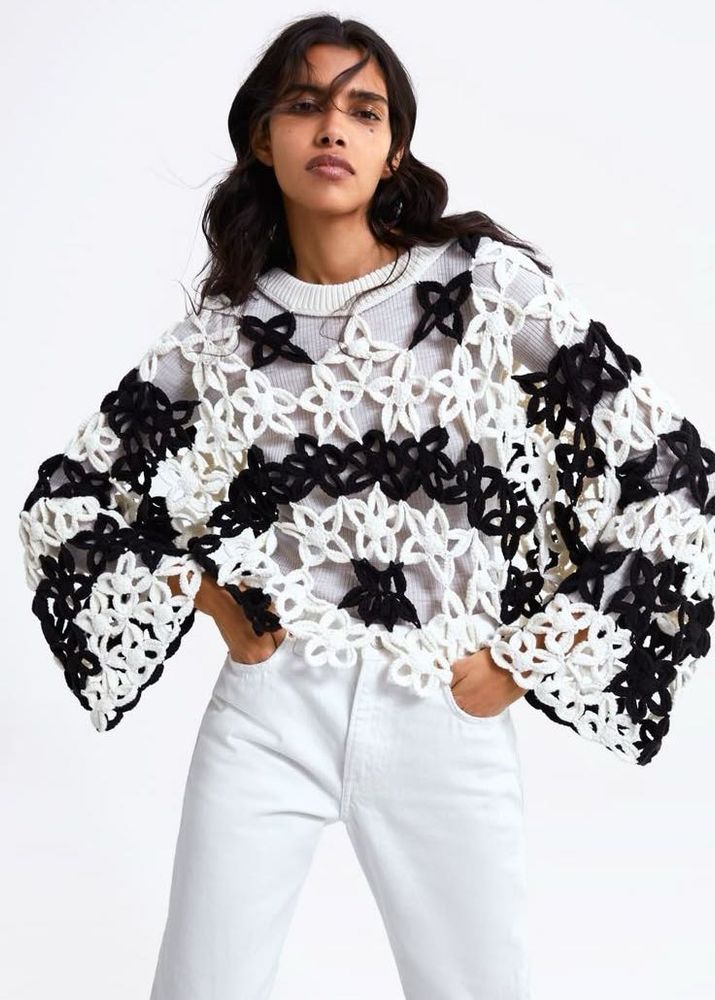 Crochet Flower Pattern Top