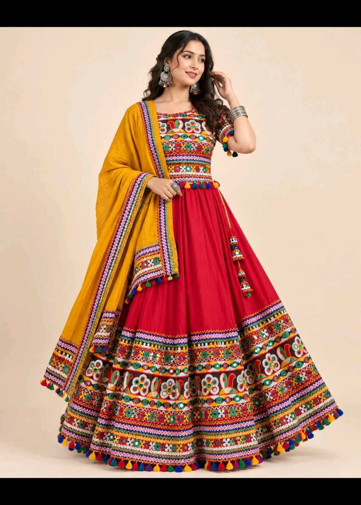 Vibrant Embroidered Lehenga Choli Set