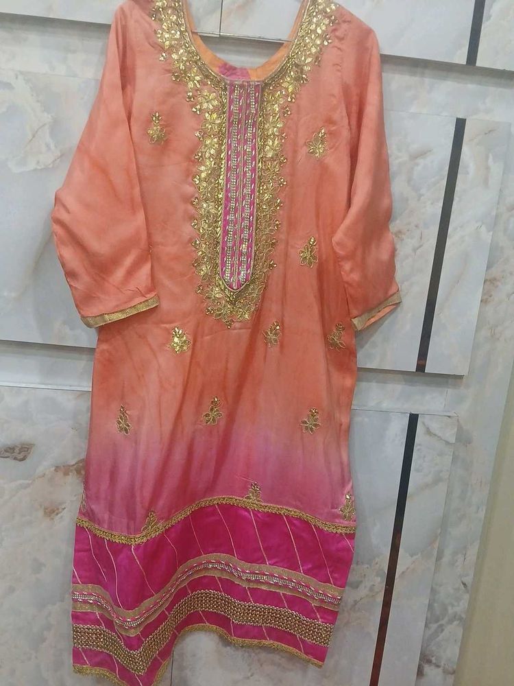 Gorgeous Ethnic Kurta seat heavy dupatta