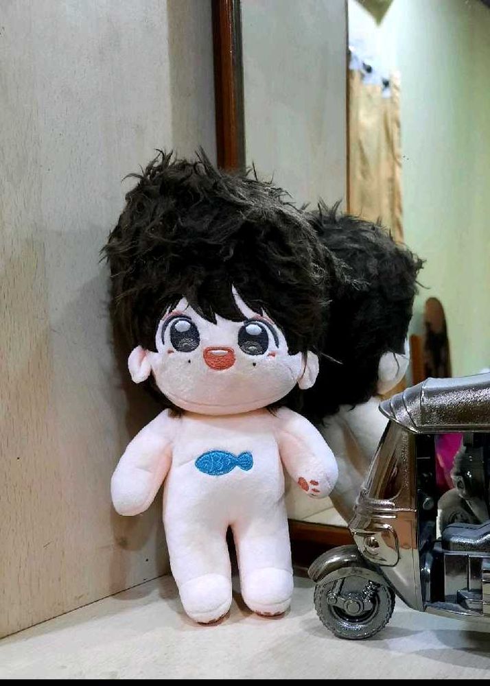 Cute Plush Doll with Fish