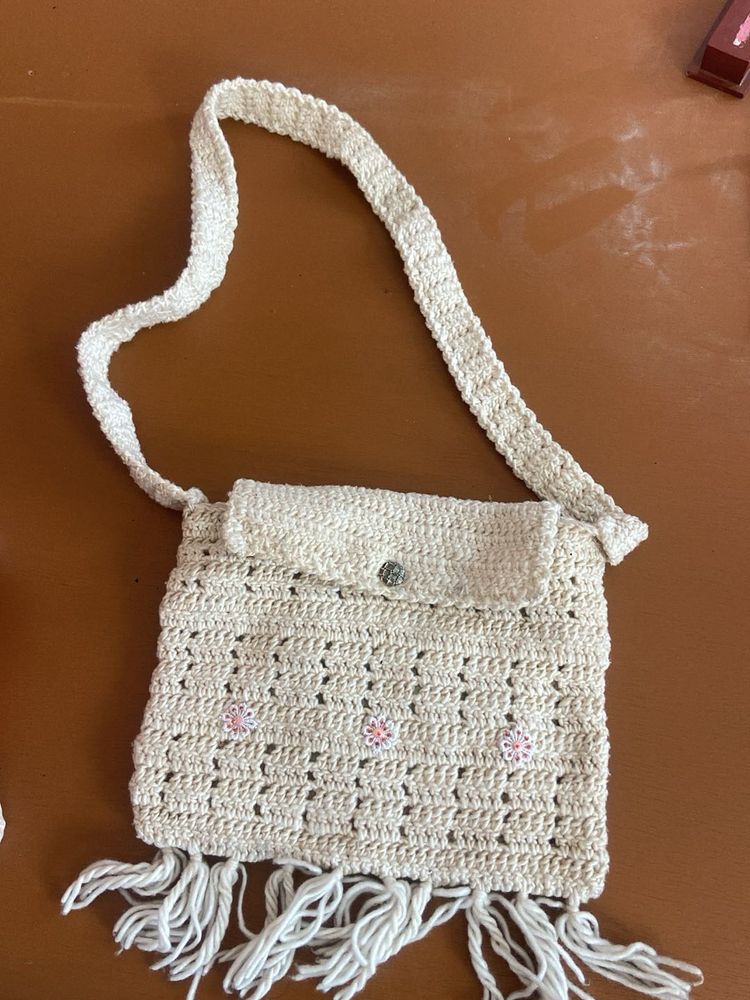 Crocheted Crossbody Bag