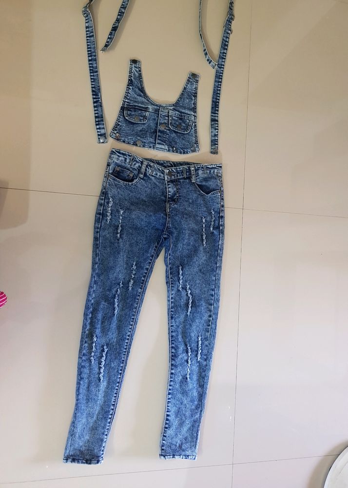 Denim Dungrees